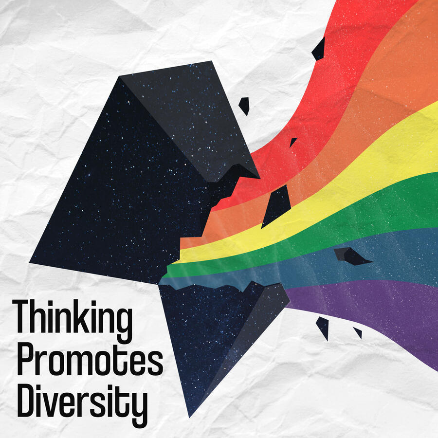 Thinking Promotes Diversity | Illustrator